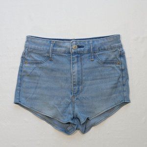 Abercrombie & Fitch Denim Shorts size 00S W24 Midi High rise